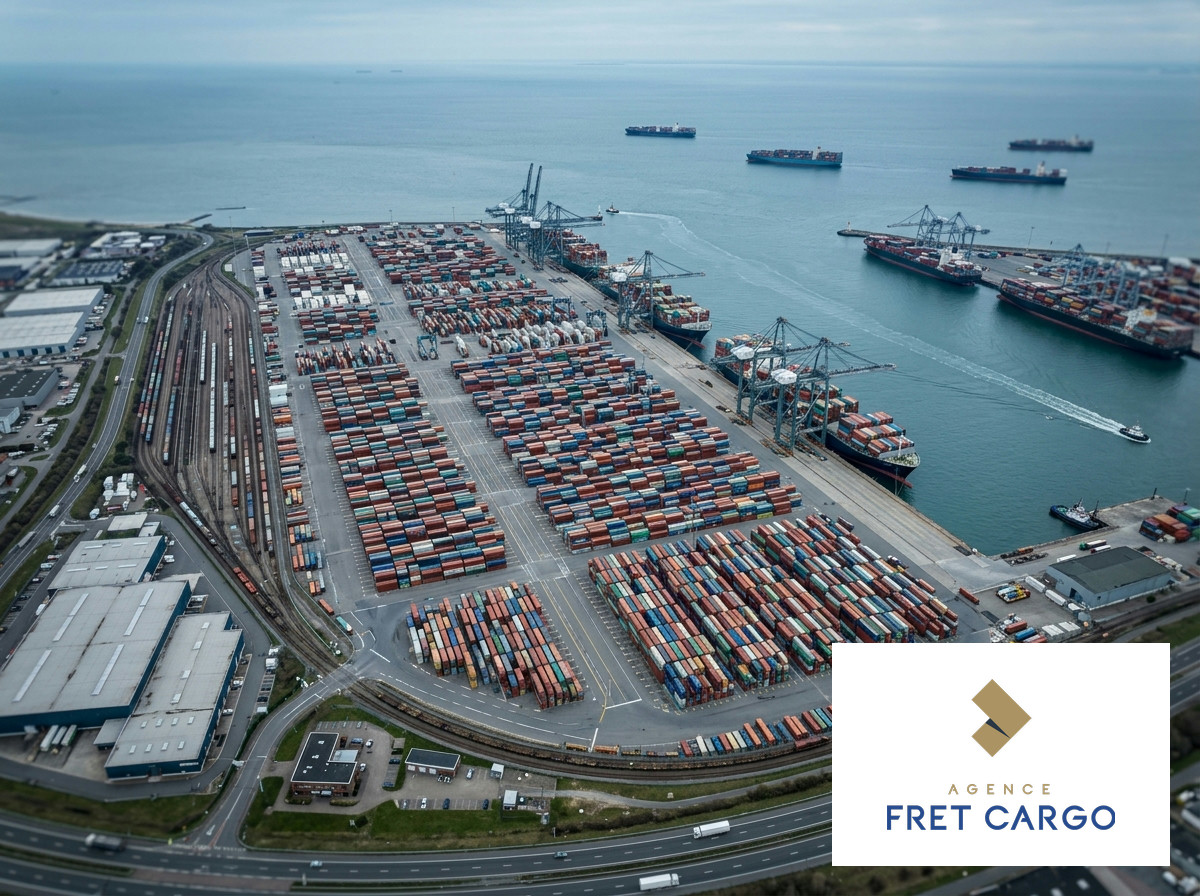 Congestion in a European port